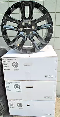 22  New Ram 1500 6 Lug Gloss Black Set Of 4 Wheels Cv68 • $1149.99