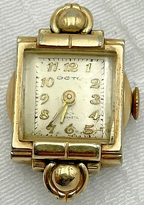 Octo Vintage Ladies Watch 10k GP For Parts Or Restoration Wristwatch 21-2186 • $24.95