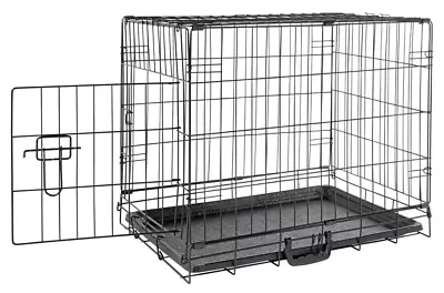 View Details Small Metal Dog Cage With Strong Door Removable Tray Puppy Training Pet Carrier • 14.85£