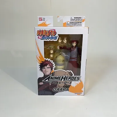 Bandai Anime Heroes Naruto Shippuden Gaara 6.5  Action Figure New • $18.99