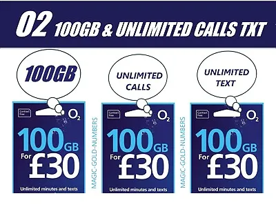 O2/02 MICRO ✔STANDARD  ✔NANO ✔SIM CARD ✔FOR IPHONES & OPEN PHONES  💥100GB NET💥 • £0.99