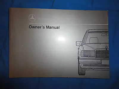 1991 Mercedes 300 D 2.5 Turbo Owners Manual New Old Stock • $44.99