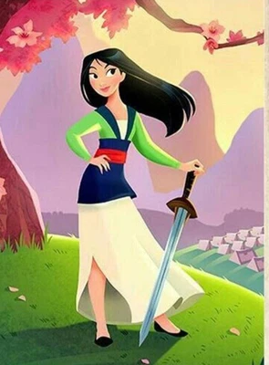 $11.66 • Buy Aus Seller..DIY 5D DIAMOND PAINTING...DISNEY.....MULAN.....30x40cm  Full Drill