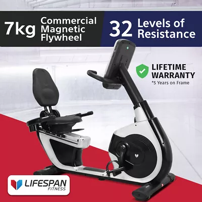 Lifespan Fitness Commercial Recumbent Bike RBX-100 32 Level Resistance Gym Grade • $1849