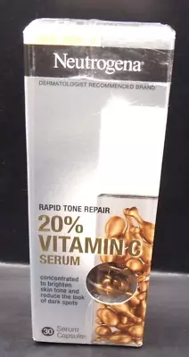 Neutrogena Rapid Tone Repair 20%Vitamin C Serum Capsules - 30ct New • $24.95