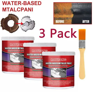 3pcs Car Anti-Rust Chassis Rust Converter Water-Based Primer Metal Rust Remover • $17.95