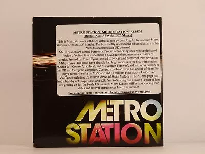 METRO STATION METRO STATION (581) 10 Track Promo CD Album Card Sleeve COLUMBIA • $9.64