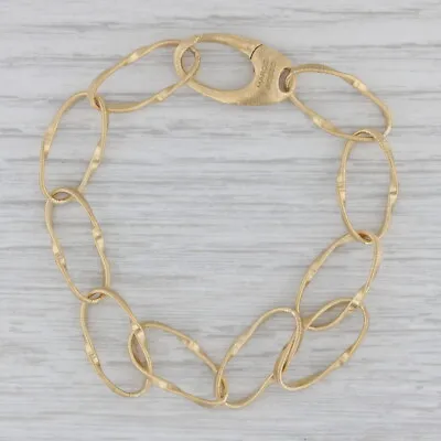 Marco Bicego Marrakech Onde Coil Link Bracelet 18k Yellow Gold 7.5  • $1499.99