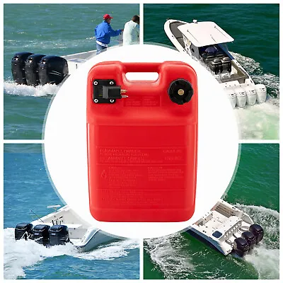 Marine Plastic Outboard Gas Tank External Boat Fuel Tank 24L Universal) 6 Gallon • $57