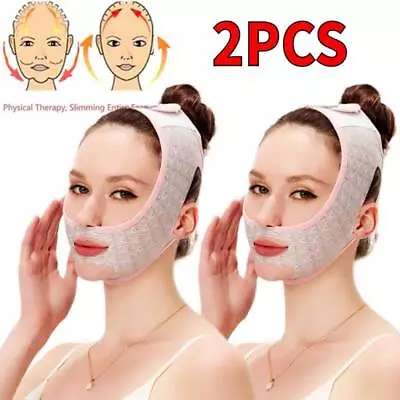 $5.63 • Buy 2Pcs Beauty Face Sculpting Sleep Mask, V-Line Lifting Mask Facial-Slimming Strap