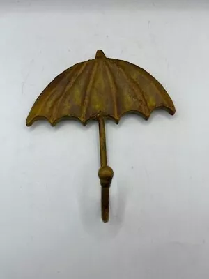 Vintage Cast Iron Umbrella Coat Hanging Wall Hook • $14.99