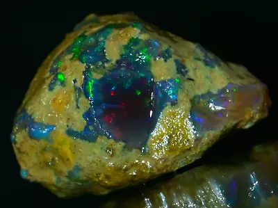 226.35 Natural Opal Rough AAA Quality Ethiopian Welo Fire Opal Raw Gemstone • $226.40