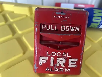 Simplex 4251-11 Vintage Fire Alarm Pull Station • $32.99