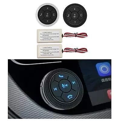 Audio Steering Wheel Remote Control Switch DVD Start For IPhone Motorbike • £13.45
