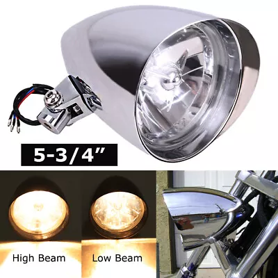 Motorcycle 5.75  Bullet Headlight Fits For Harley Touring Sportster Dyna Chopper • $74.21