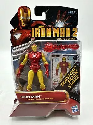 Blast-Off Figure Stand Iron Man 2 Comic Series 3.75  2010 #26 Hasbro Marvel New • $11.99