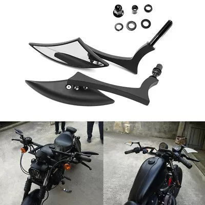 Blade Motorcycle Rear View Side Mirrors For Honda VLX Shadow 600 VT600C VTX1300C • $26.99