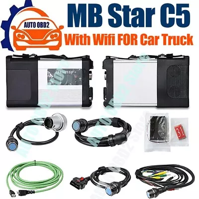 MB Star C5 Diagnostic Tool With SSD Softwear  Sd Connect Wifi Function For Benz • $580.99