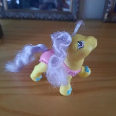 Vintage My Little Pony G1 Baby Toe Dancer 1990 Posable Legs Rare • £12