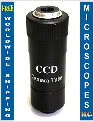 C-Mount CCD & CMOS Video Camera Microscope Adapter With Par Focal Adjustment • $199