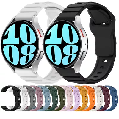 For Samsung Galaxy Watch 6 5 Pro Classic 47mm Armor Band Silicone Strap • $4.36