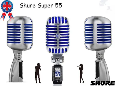 £189 • Buy Shure Super 55 Vintage Dynamic Microphone Free Shipping Brand New