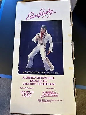 Vintage In Box 1984 Elvis Presley Burning Love 21  Vinyl World Doll Collection • $40