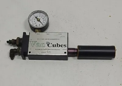 $114.99 • Buy VacCubes Model #120 Multi-Venturi Vacuum Ejectors Vac Cubes