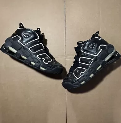 Nike Air More Uptempo  (2006) Black White Size 10.5 Used No Box Restoration Pair • $20