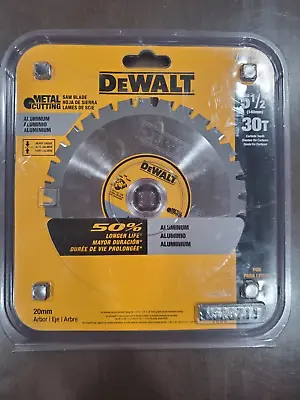 $49.99 • Buy DEWALT DWA7760 5-1/2  30T Aluminum Cutting Saw Blade 20mm Arbor