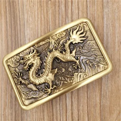 Solid Brass Belt Buckles For Men & Women Fit 1.5in Belts • $19.90