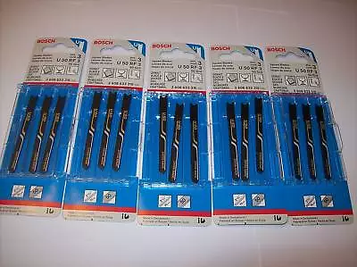 15 Bosch U-shank Carbide 50 Grit Jig Saw Blades U50rf • $14.99
