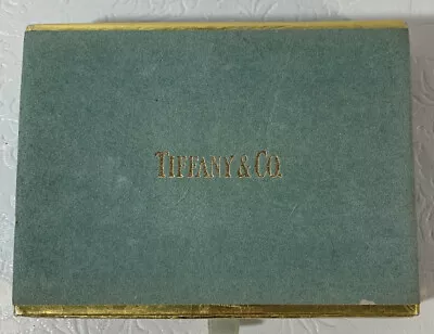 Tiffany & Co. Vintage Double Deck Playing Cards In Velvet Box Japan Never Used. • $54.99