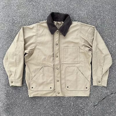 Vintage Filson Canvas Jacket Coat Hunting Outdoors Workwear USA Brown  • $170