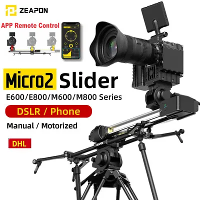 Zeapon Micro 2 E600 E800 M600 M800 Rail Track Slider Silent Motorized For Camera • $239