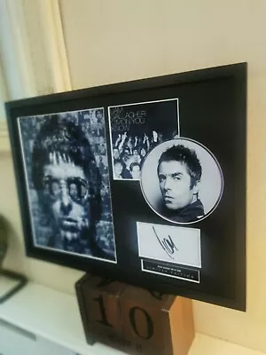 £30 • Buy Oasis Liam Gallagher C'MON YOU KNOW Signed Framed Picture Disc Display - LIMITED