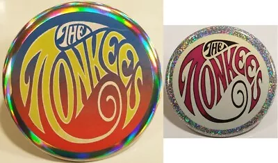 The Monkees PIN BUTTON SET Rare Davy Jones Peter Tork Micky Dolenz Nesmith Rare • $4.99