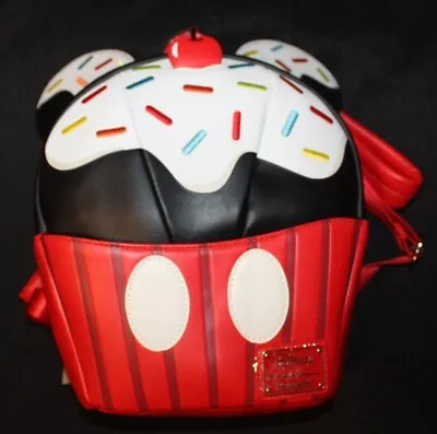 New LOUNGEFLY Disney Exclusive - Mickey Mouse Sprinkle Cupcake Mini Backpack • $69.99