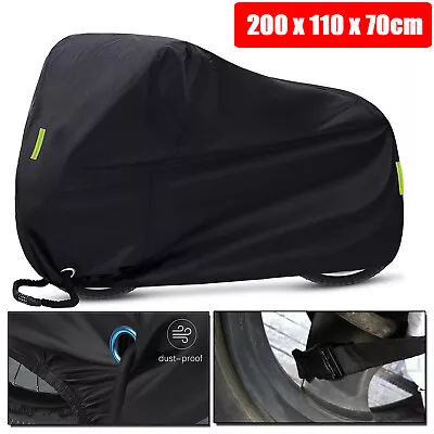 Fits 2 Bikes Storage Bicycle Cover Bike UV Rain Dust Waterproof Protector G1E8 • $15.29