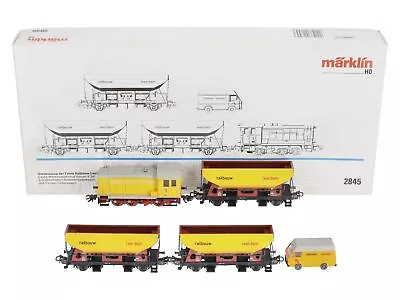 Marklin 2845 HO Railbouw Leerdam Co Track Laying Diesel Freight Train Set LN/Box • $160.58