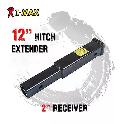 $59.90 • Buy 12  Inch Hitch Extender Extension Bike Rack Tow Bar Adaptor Trailer 4WD Car 2 