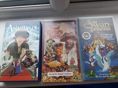 £0.99 • Buy  Walt Disney - Muppet Treasure Island & 2 More PAL UK VHS - Video Tape