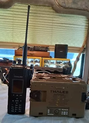 Thales Liberty PRC7332 Full Spectrum VHF/UHF/7/800 MHz Portable Radio & Charger • $499.99