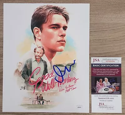 Matt Damon Signed Good Will Hunting 8x10 Photo AIR Departed Actor LEGEND JSA • $79.99