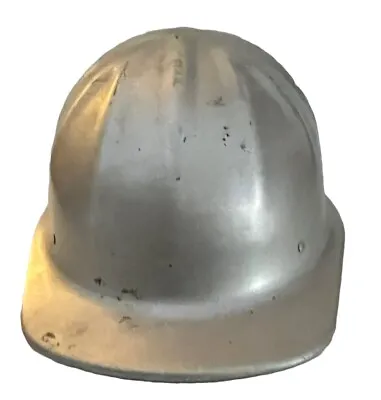 Vtg McDonald T Cap Aluminum Hard Hat Helmet Mine Drilling No Insert • $16.59