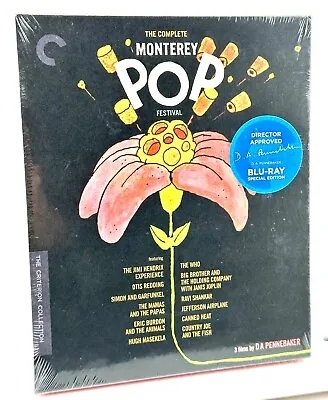 Complete Monterey Pop Festival (Blu-Ray Criterion Collection) NEW Special Ed • $43.99