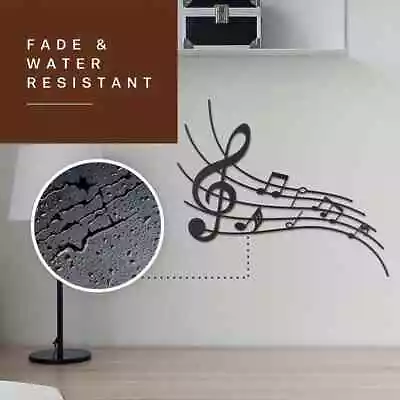 Musical Notes Sign Metal Music Wall Decor Modern Beautiful Music Notes Wall Deco • $18.45