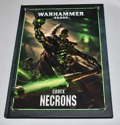 NECRONS CODEX Hardcover Book Warhammer 40k 2019 • £13.65