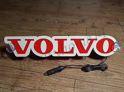 New 3d Sign Volvo 24v/5w Red Led Light Illuminating Neon Plates • $59.98