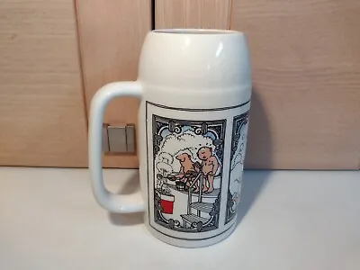 Arabia Finland Bosse Osterberg Sauna Cartoon Toro Beer Mug Stein Tankard • $21.16
